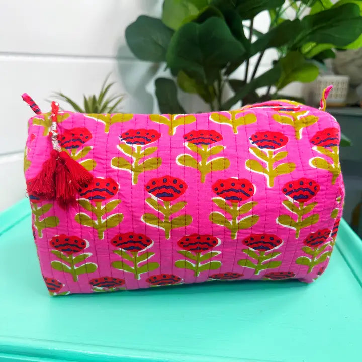Quilted Cosmetic Bag (More Colors)