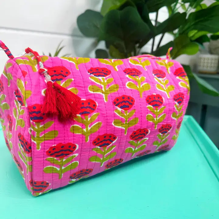 Quilted Cosmetic Bag (More Colors)