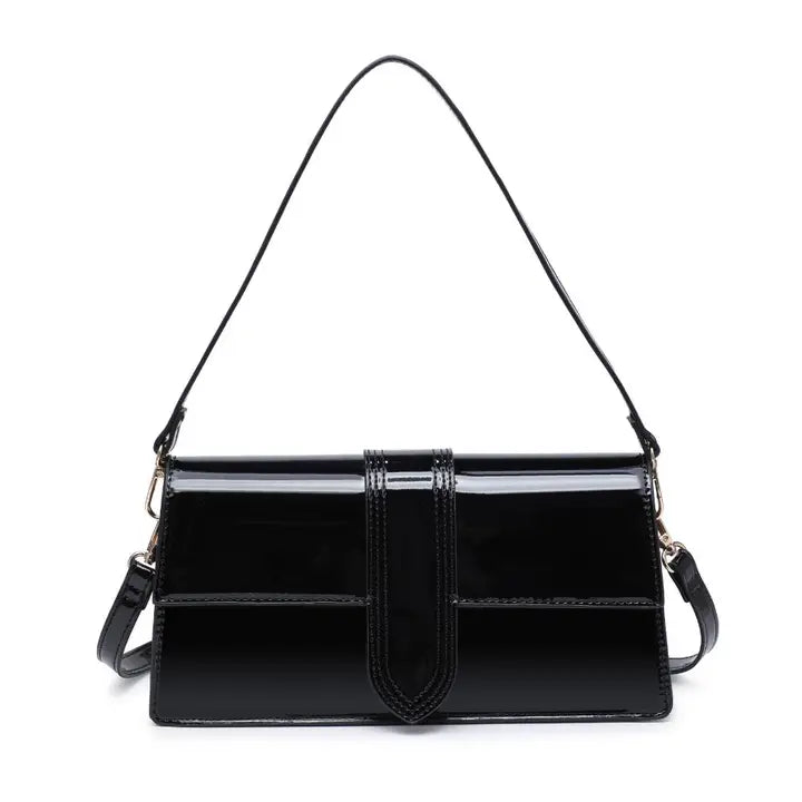 Violet Patent Bag