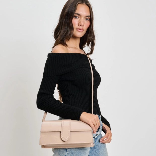 Violet Patent Bag
