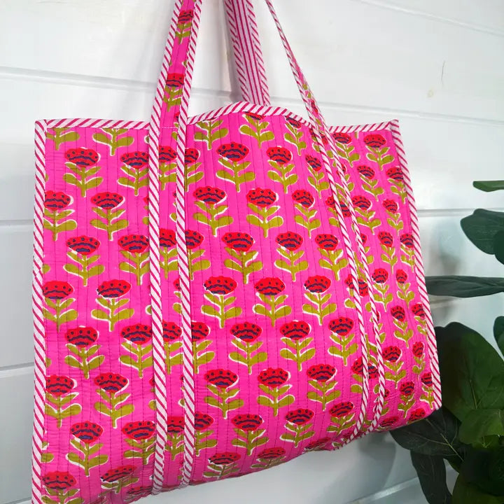 Quilted Tote Bag (More Colors)
