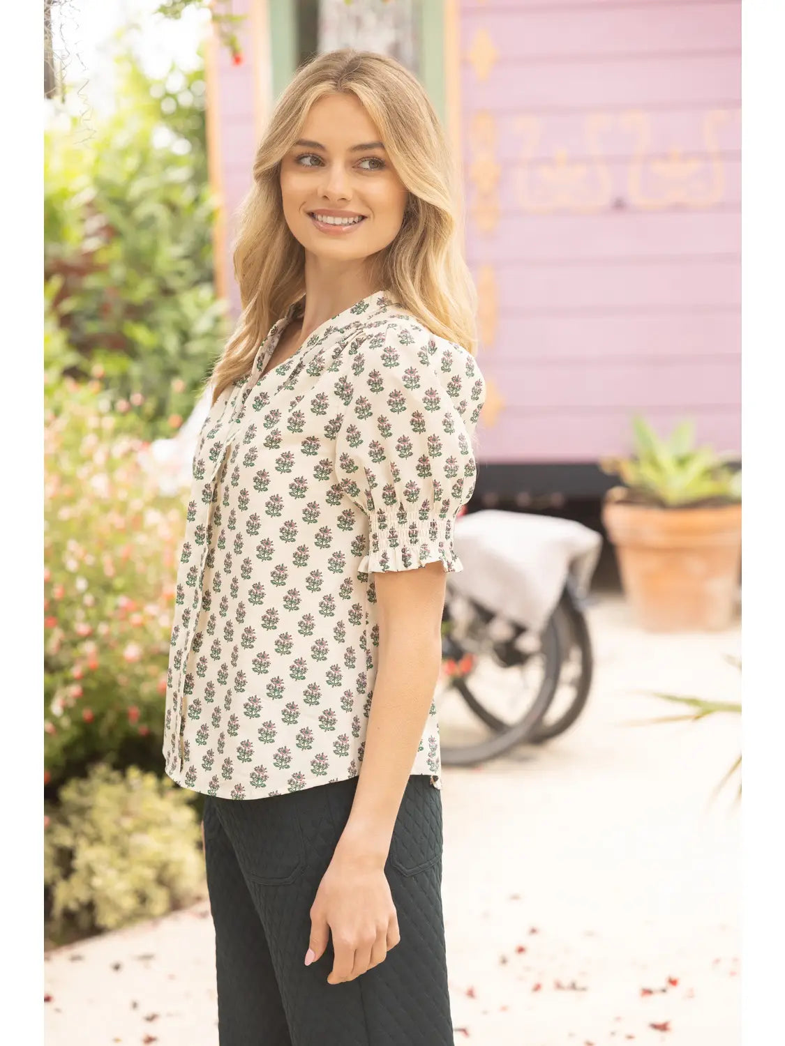 Emery Floral Top