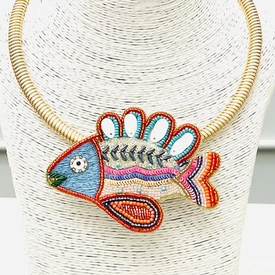 Rainbow Fish Necklace