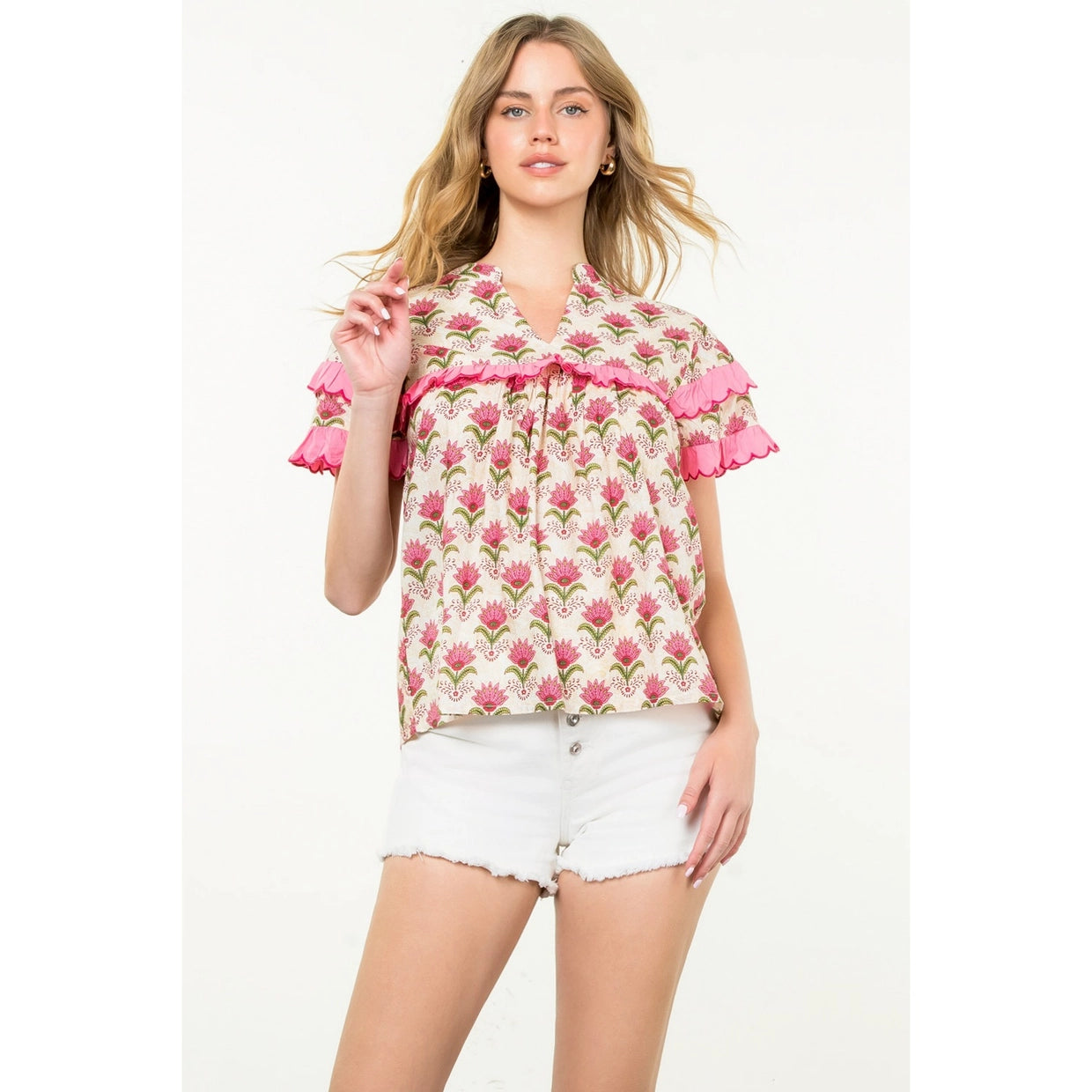 Kira Floral Top