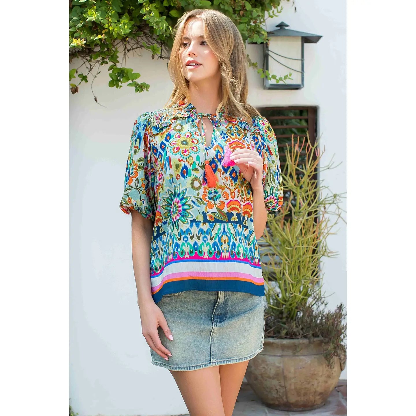 Mae Tassel Top