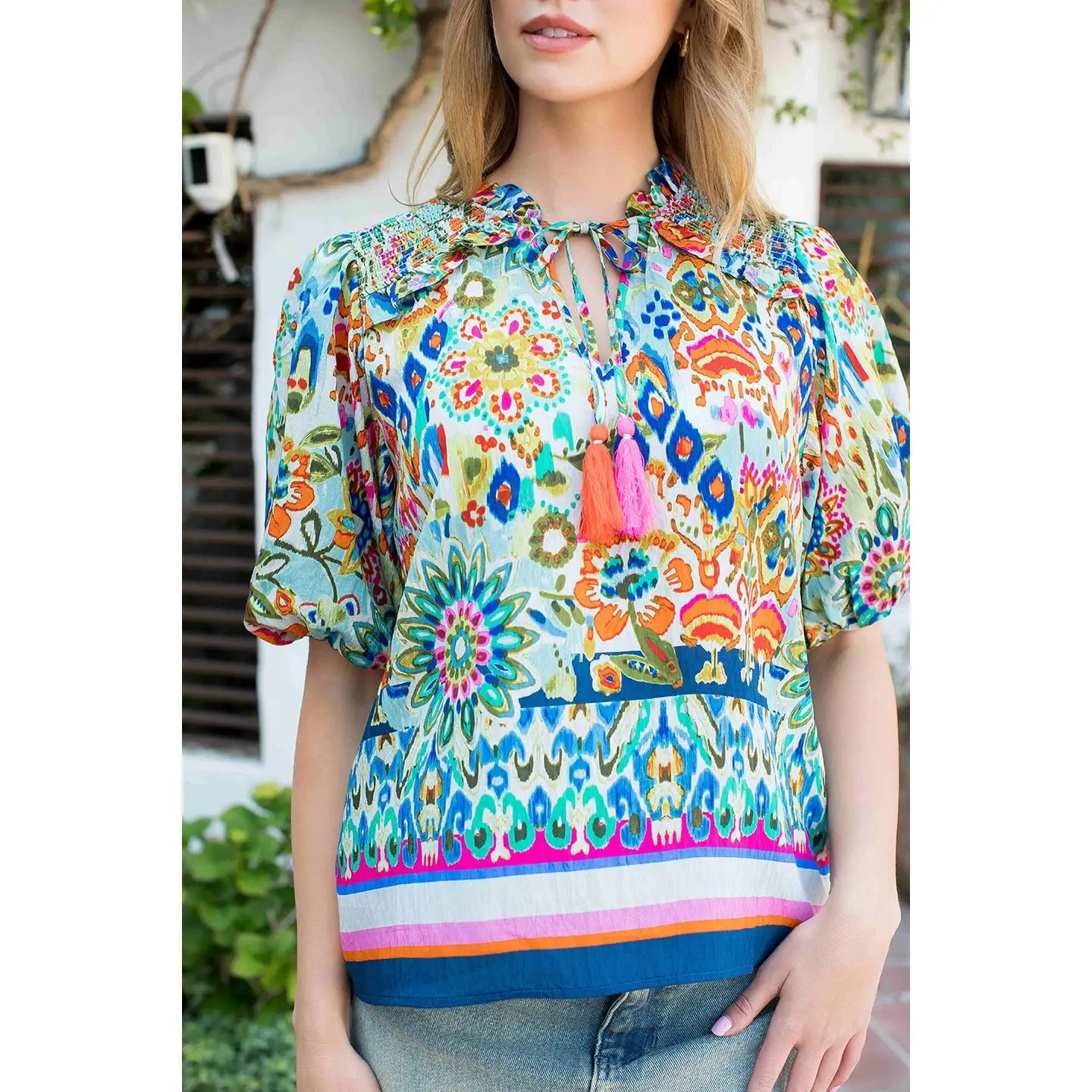 Mae Tassel Top