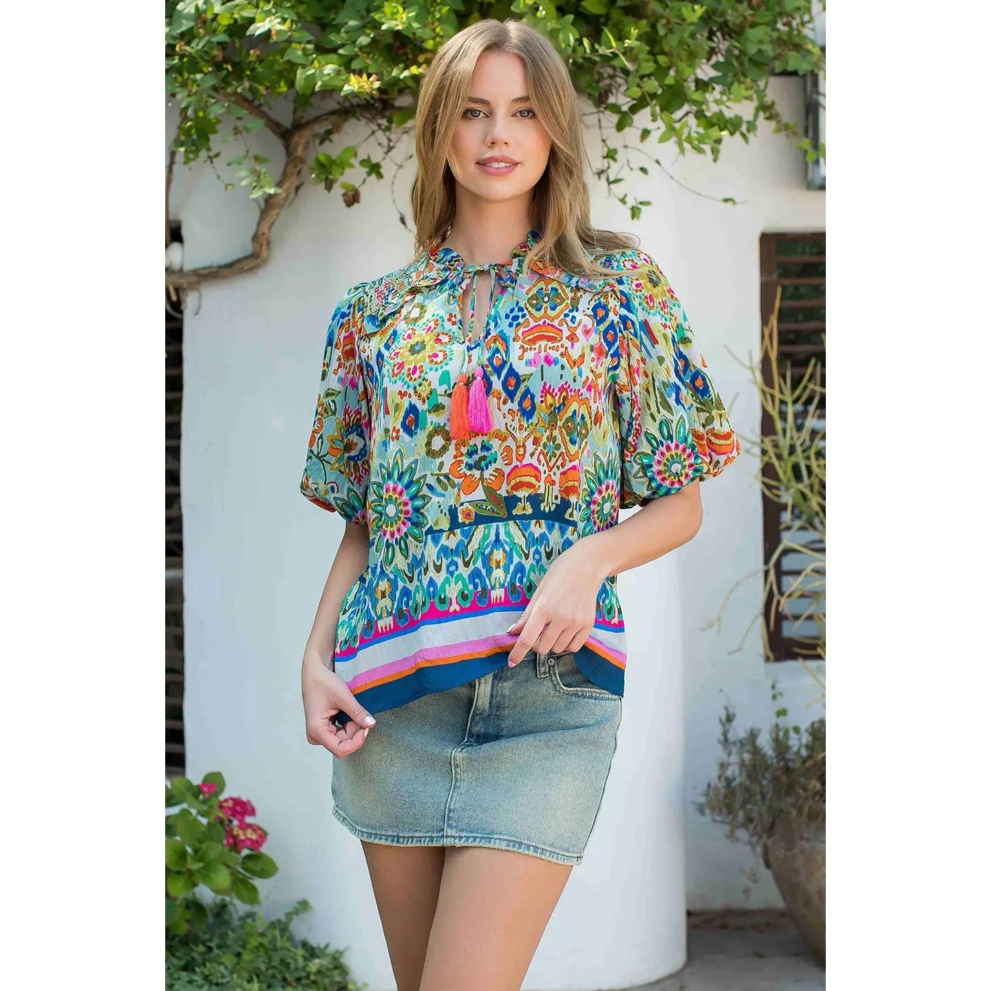 Mae Tassel Top