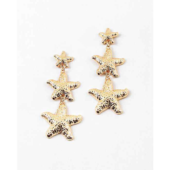 Starfish Drop Earring