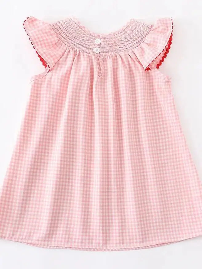 Strawberry Plaid Dress