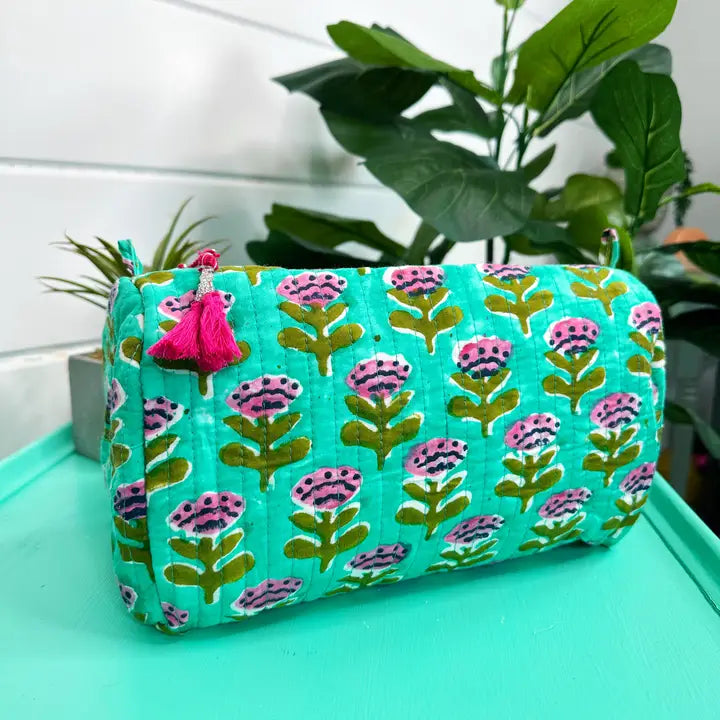 Quilted Cosmetic Bag (More Colors)