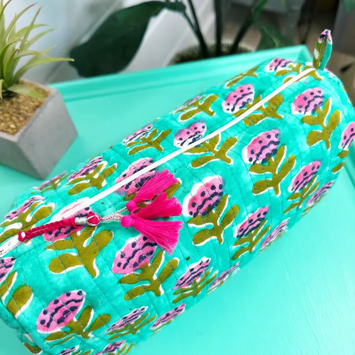 Quilted Cosmetic Bag (More Colors)