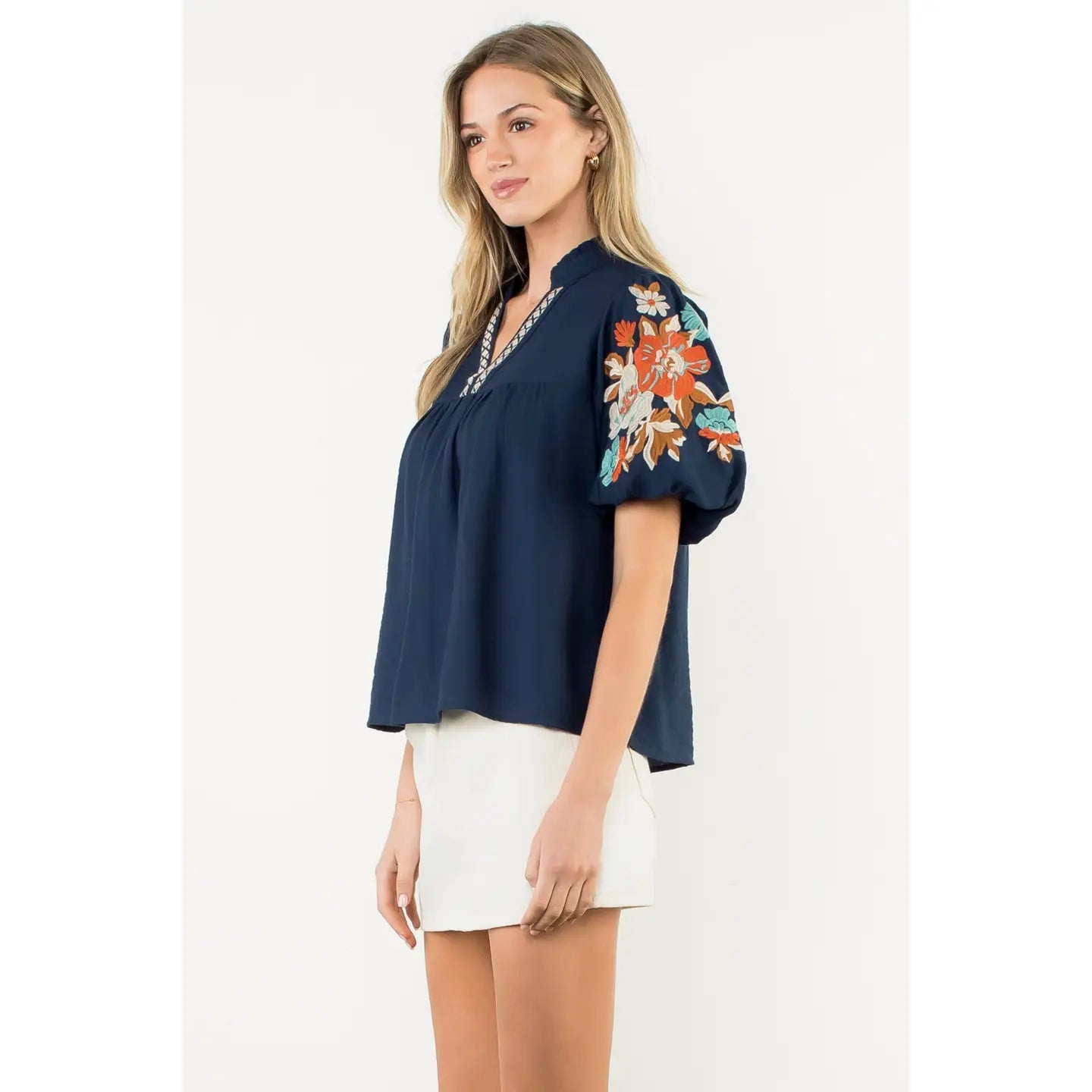 Briar Embroidered Top
