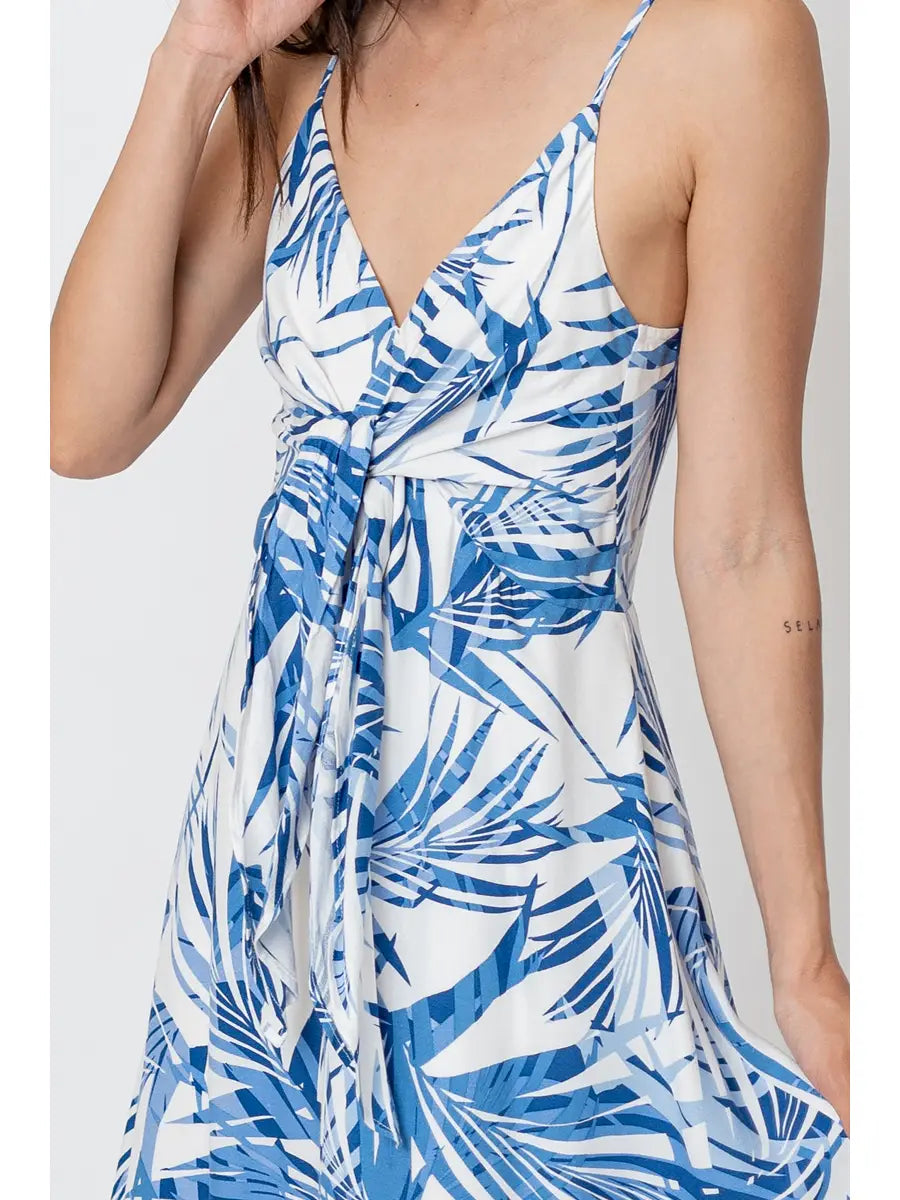 Tropical Print Dress