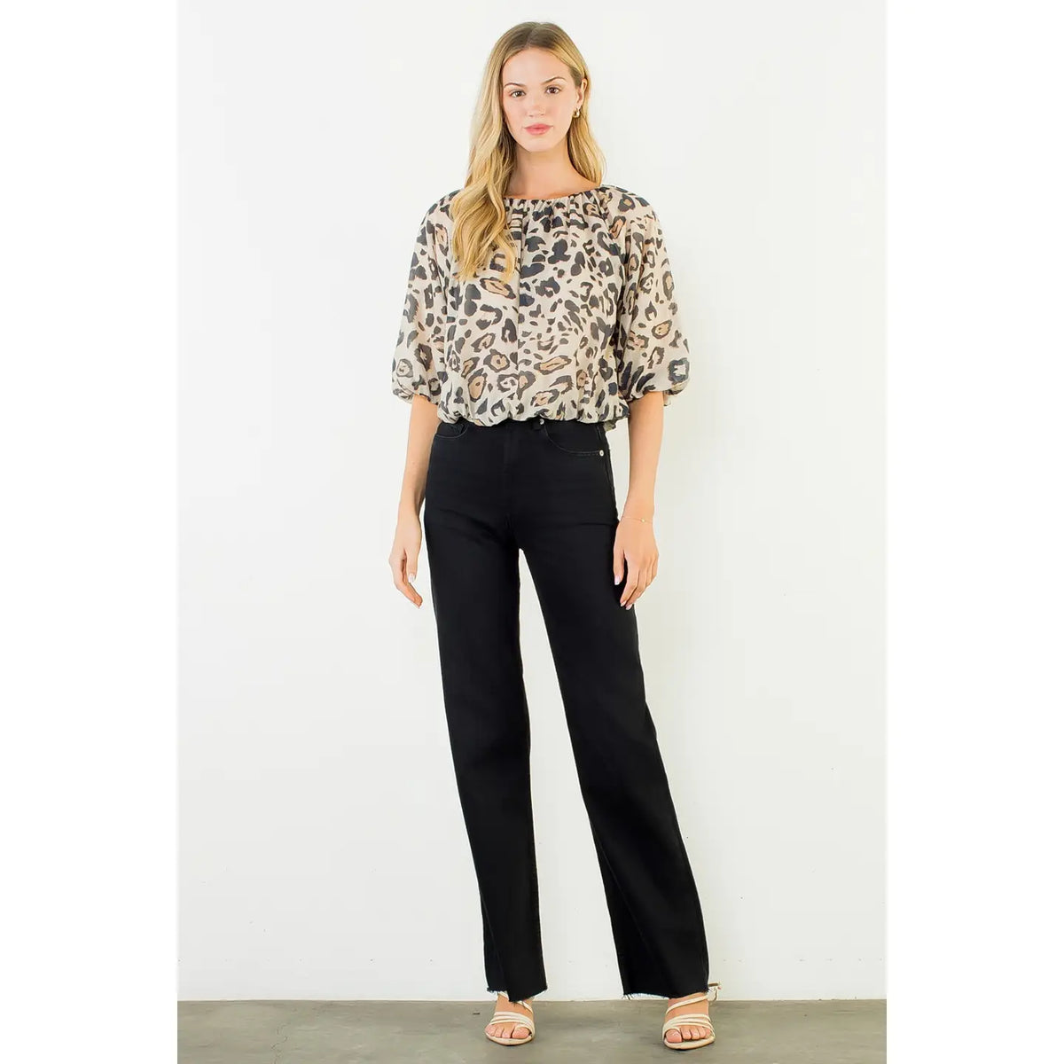 Georgia Animal Print Top
