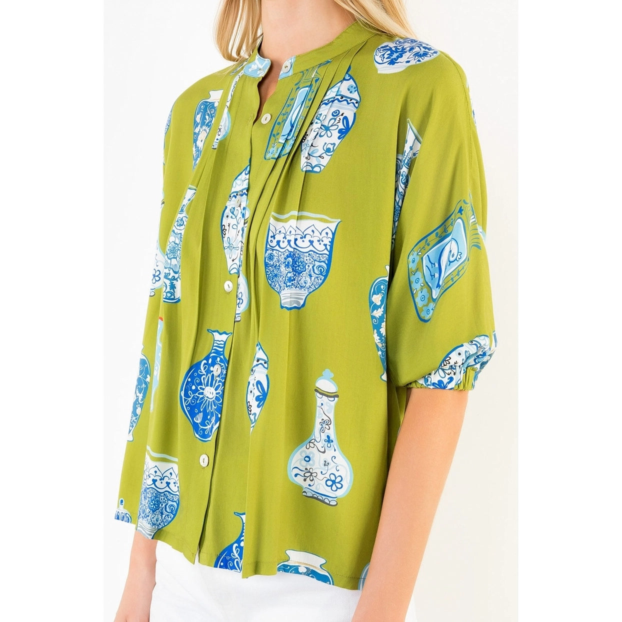 Carson Vase Print Top