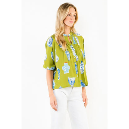 Carson Vase Print Top