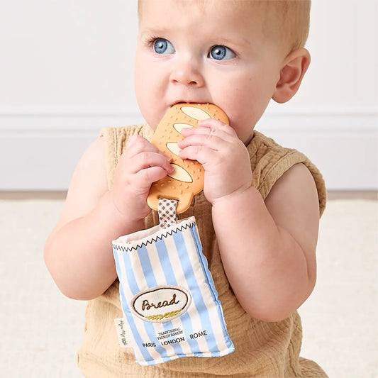 Baguette Teensy Crinkle Silicone Teether