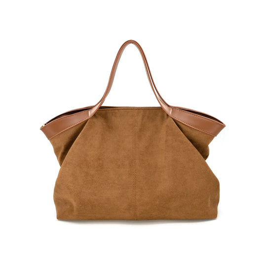 The Melanie Tote | Suede & Leather Everyday Bag