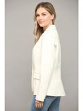Cream Faux  Jacket