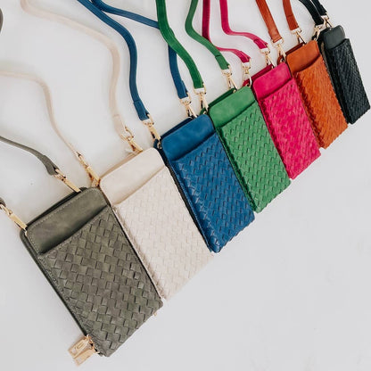 Woven Double Duty Phone Bag