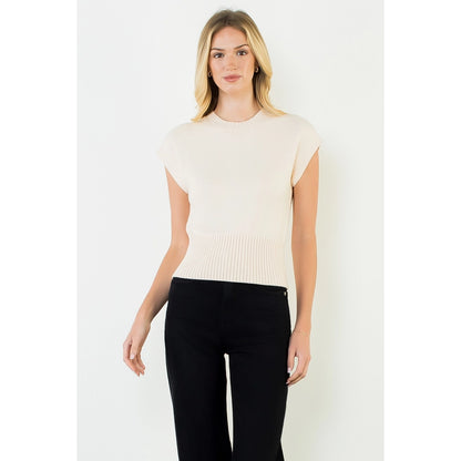 Mallory Sleeveless Sweater Top
