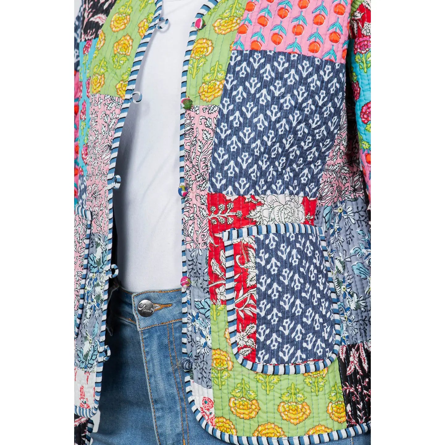 Quilted Patch Jacket (More Colors)