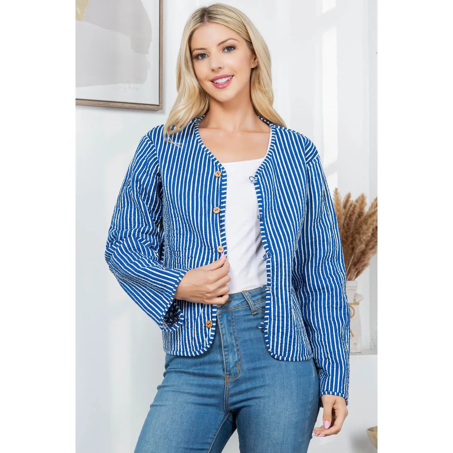 Quilted Patch Jacket (More Colors)