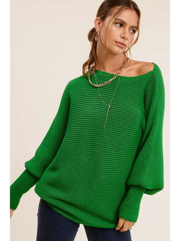 Bubble Sleeve Sweater