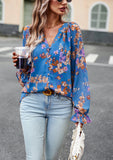 Blue Floral Top