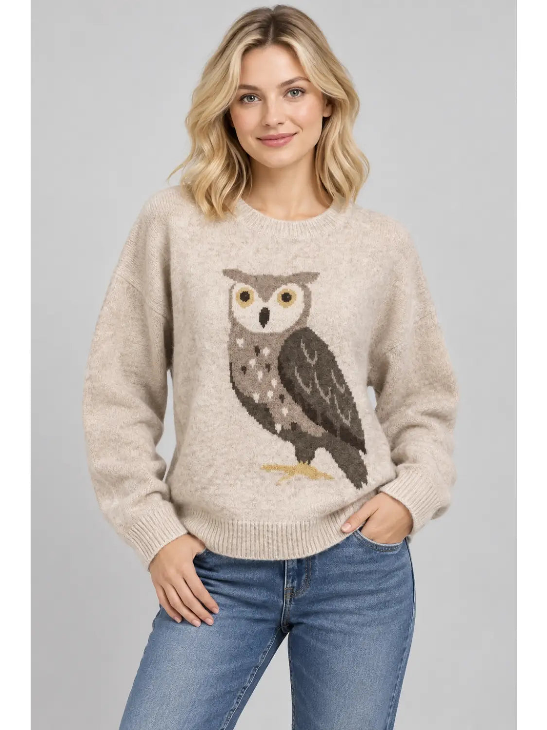 Owl Knit Sweater