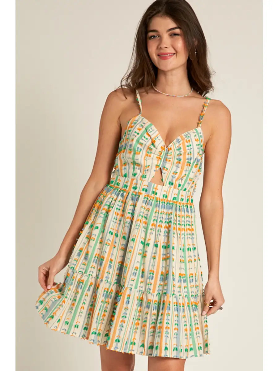 Textured Mini Dress