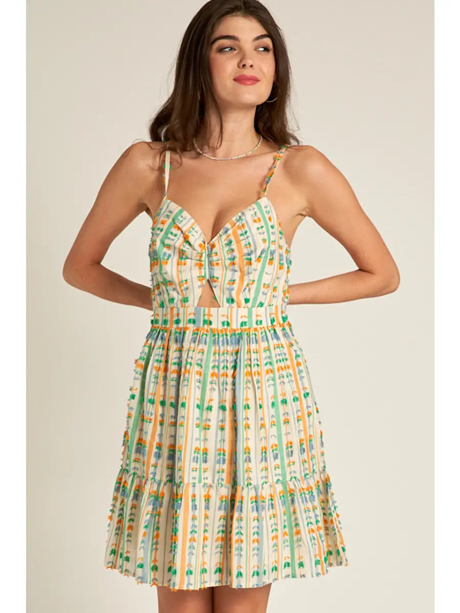 Textured Mini Dress