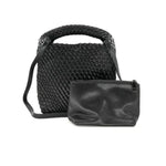 Mini Woven Hobo Bag