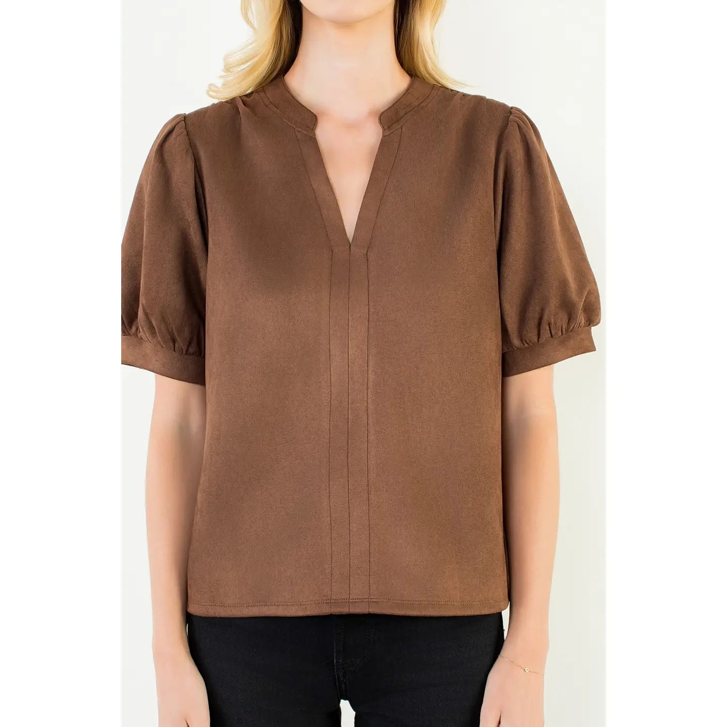 Gabriella Soft Suede Top
