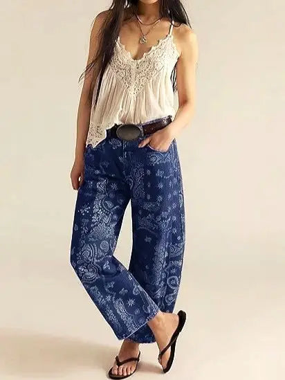 Paisley Print Jean