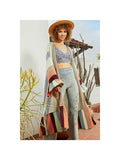 Color Block Cardigan