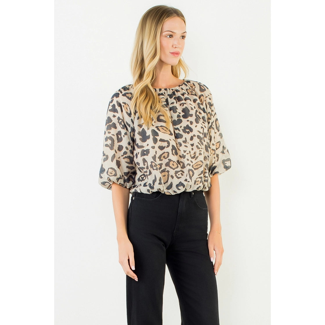 Georgia Animal Print Top