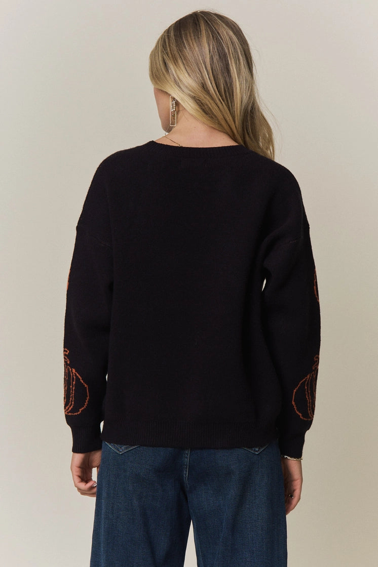 Festive Pumpkin Sweater