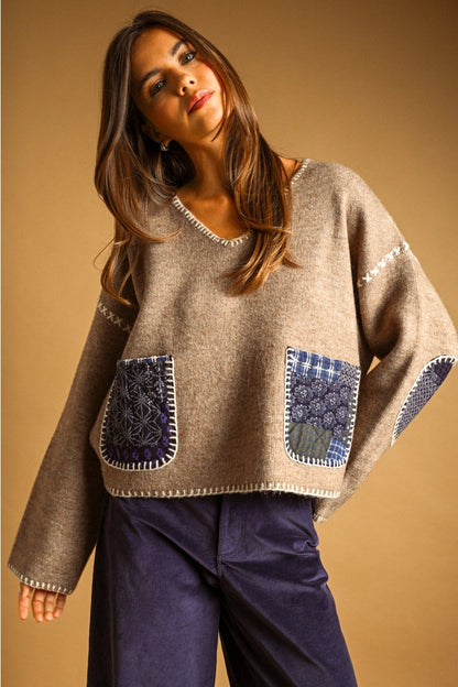 Patchwork Sweater
