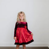 Velvet Rosette Dress
