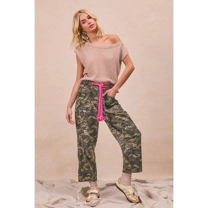 Keegan Camouflage Print Pant