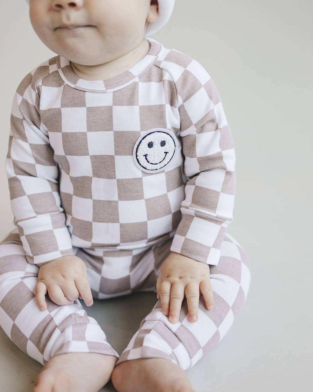 Latte Checkered Smiley Lounge Set ~Originally $40~