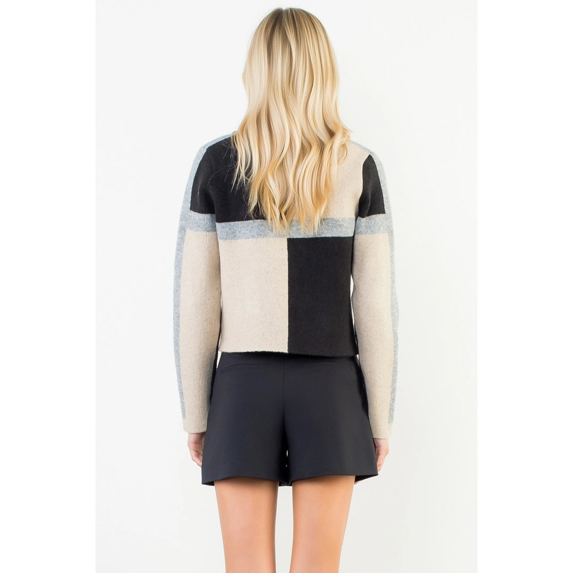 Morgan Color block Cardigan