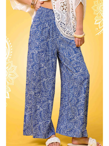Boho Paisely Flowy Pant