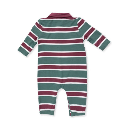 Rugby Striped Polo Romper