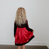 Velvet Rosette Dress