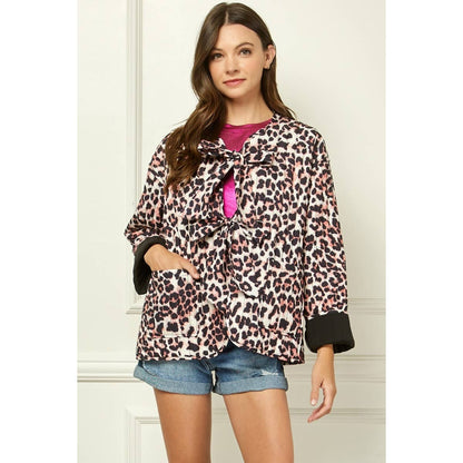Quilted Ribbon Tie Jacket ~SALE $34.40~