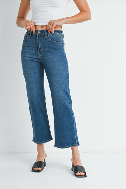 Slim Wide Leg Jean