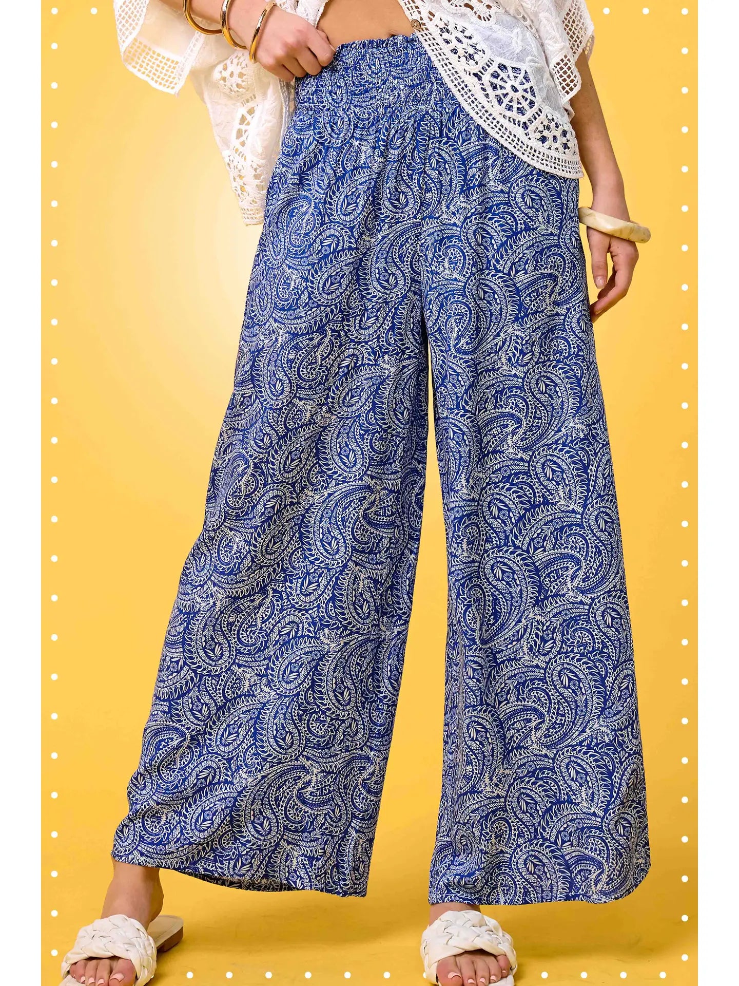 Boho Paisely Flowy Pant