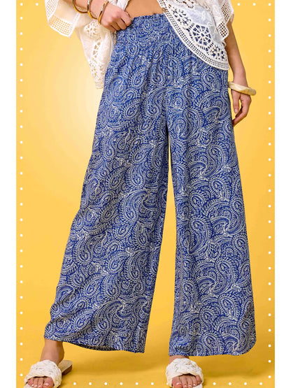 Boho Paisely Flowy Pant